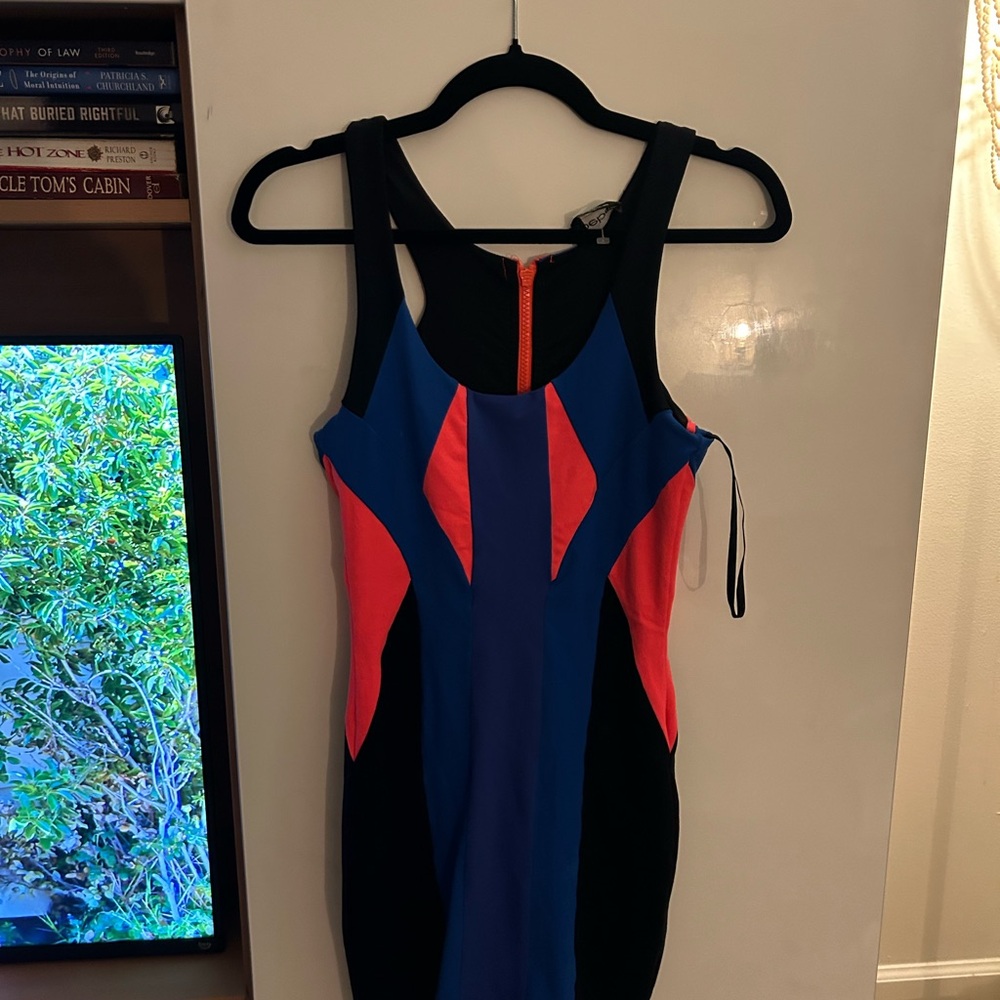 Bebe Multicolor Sleeveless Dress